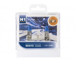 SVS. Комплект галогенных ламп серия White 5000K H1 55W