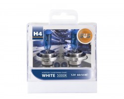 SVS. Комплект галогенных ламп серия White 5000K H4 60/55W