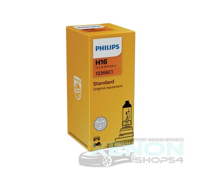 Галогеновая лампа Philips H16 Standard Vision - 12366C1