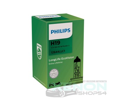 Галогеновая лампа Philips H19 LongLife EcoVision - 12644LLC1