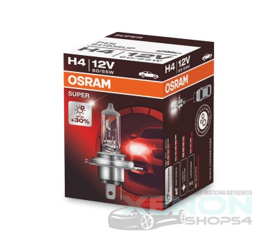 Галогеновая лампа Osram H4 Super - 64193SUP