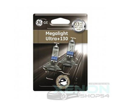 Галогеновые лампы General Electric H7 Megalight Ultra +130% - 58520XNU-93033266