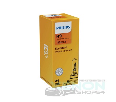 Галогеновая лампа Philips H9 Standard Vision - 12361C1