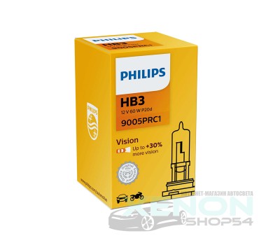 Галогеновая лампа Philips Vision HB3 +30% - 9005PRC1