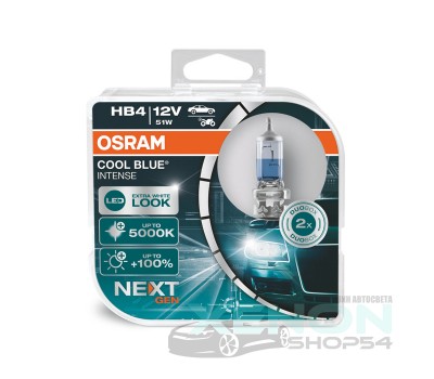 Галогеновые лампы Osram HB4 Cool Blue Intense Next Gen - 9006CBN-HCB