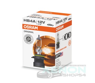 Галогеновая лампа Osram HB4A Original Line - 9006XS