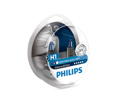 Галогенные лампы Philips Diamond Vision H1 - 12258DVS2