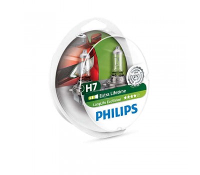Галогеновые лампы Philips H7 LongLife EcoVision - 12972LLECOS2