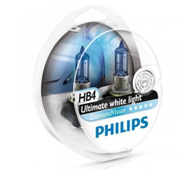 Галогеновые лампы Philips HB4 Diamond Vision - 9006DVS2