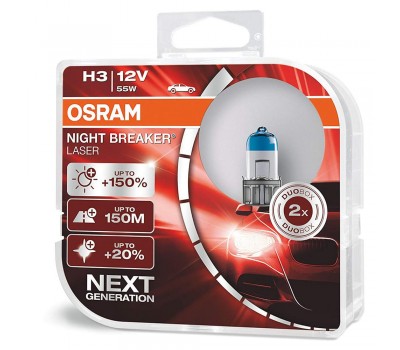 Галогеновые лампы Osram Night Breaker Laser H3 - 64151NL-HCB