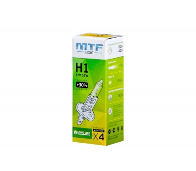 Галогенная лампа MTF Light H1 12V 55W Standard +30%