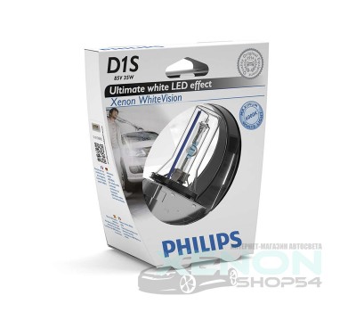 Ксеноновая лампа D1S Philips Xenon White Vision 6000K