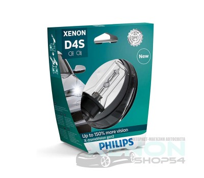 Ксеноновая лампа D4S Philips X-treme Vision Gen2 (+150%) - 42402XV2S1