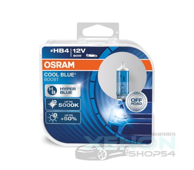 Галогеновые лампы Osram Cool Blue Boost HB4 - 69006CBB-HCB
