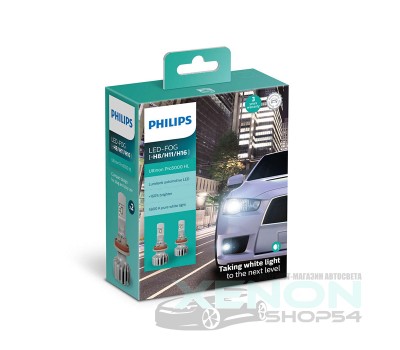 Светодиодные лампы Philips Ultinon Pro5000 H11/H8/H16 5800K - 11366U50CWX2